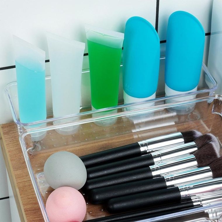 Vilde, organizer na kosmetyki do makijażu, akrylowy, 4 el.