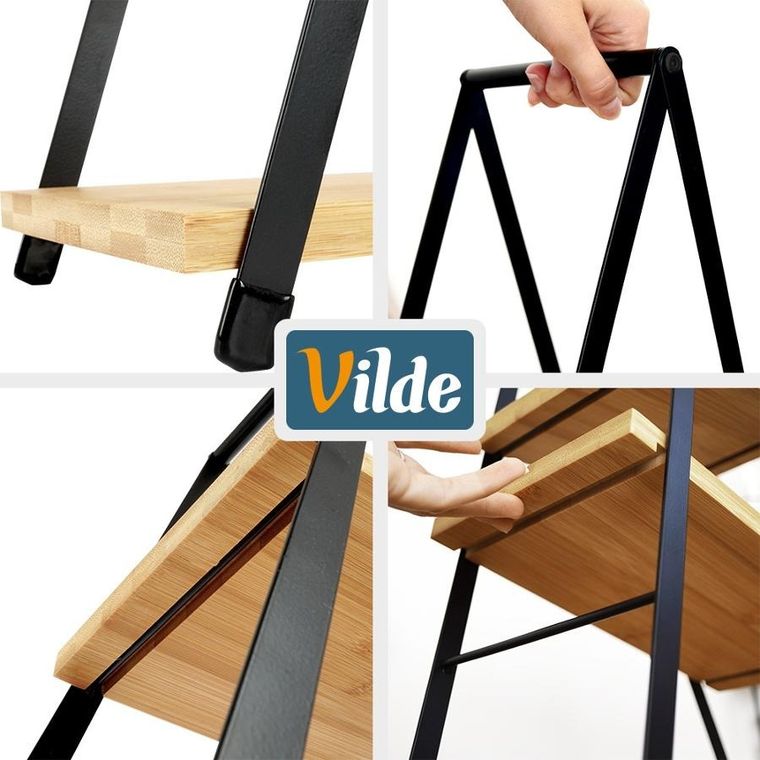 Vilde, patera bambusowa, 3-piętrowa, 53 cm