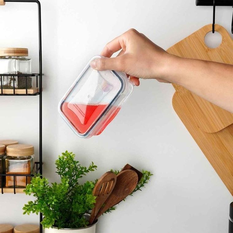 Vilde, pojemniki na żywność z pokrywką i uszczelką, 4 szt.