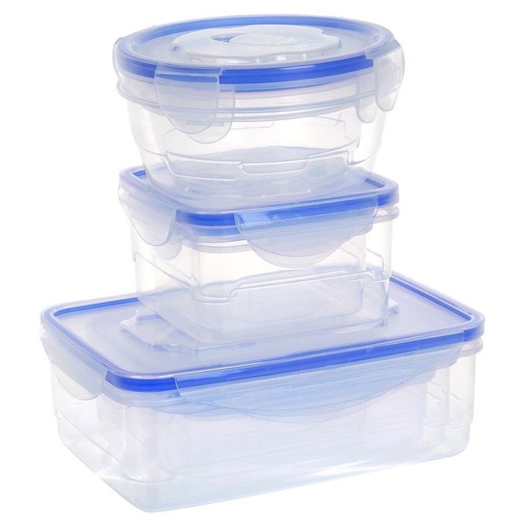 Vilde, pojemniki na żywność z pokrywką i uszczelką, 8 szt.