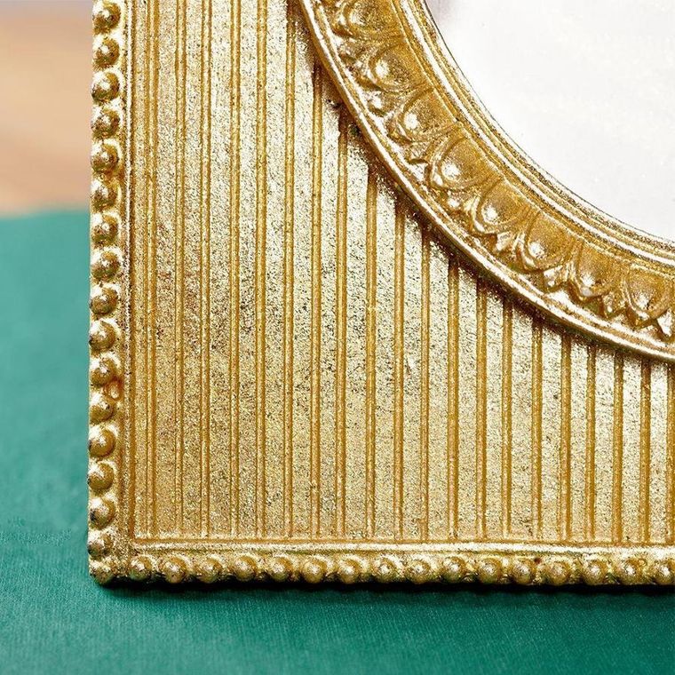 Vilde, ramka na zdjęcia do postawienia, złota, 10-10 cm