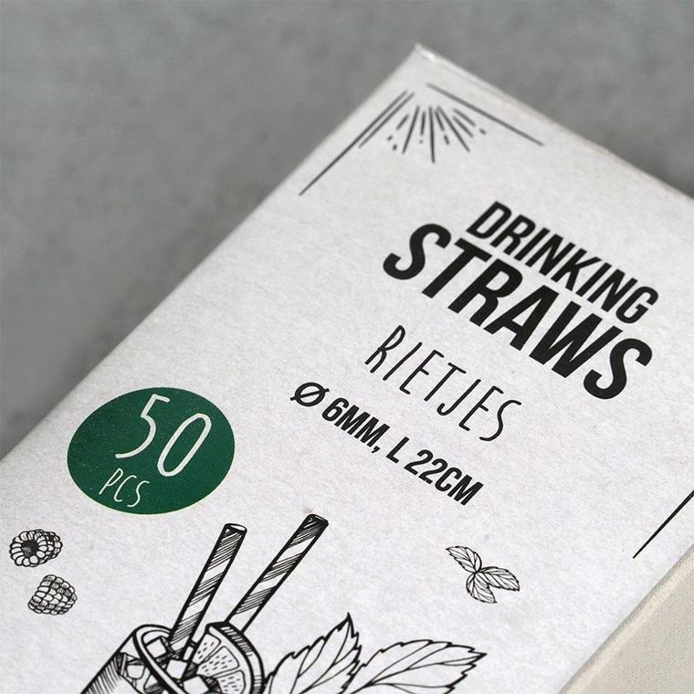 Vilde, słomki do napojów, 22 cm, 50 szt.
