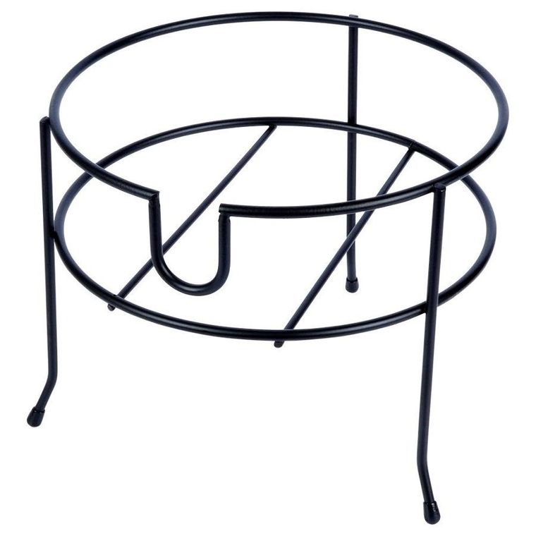 Vilde, stojak pod słój z kranikiem, metalowy, czarny