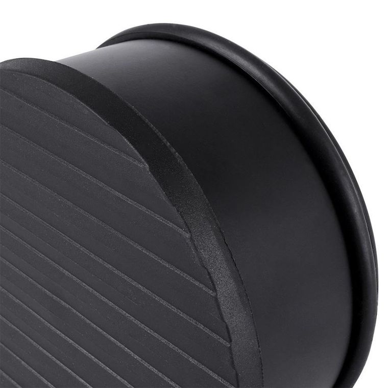 Vilde, stoper do drzwi metalowy, czarny, 11,5 cm