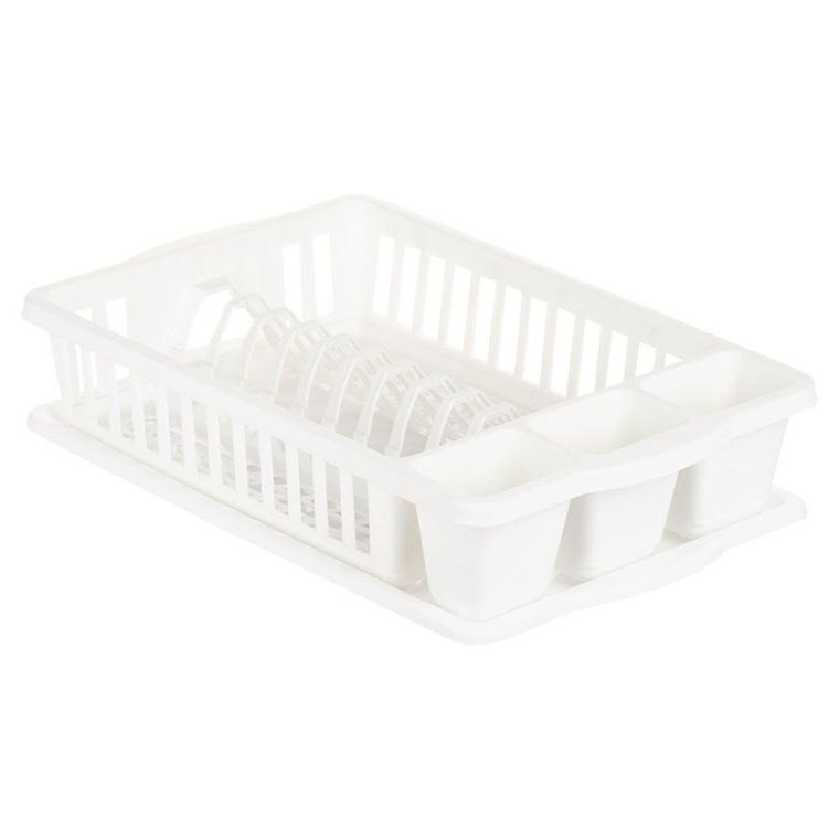 Vilde, suszarka na naczynia, biała, 39,5-26-8,5 cm