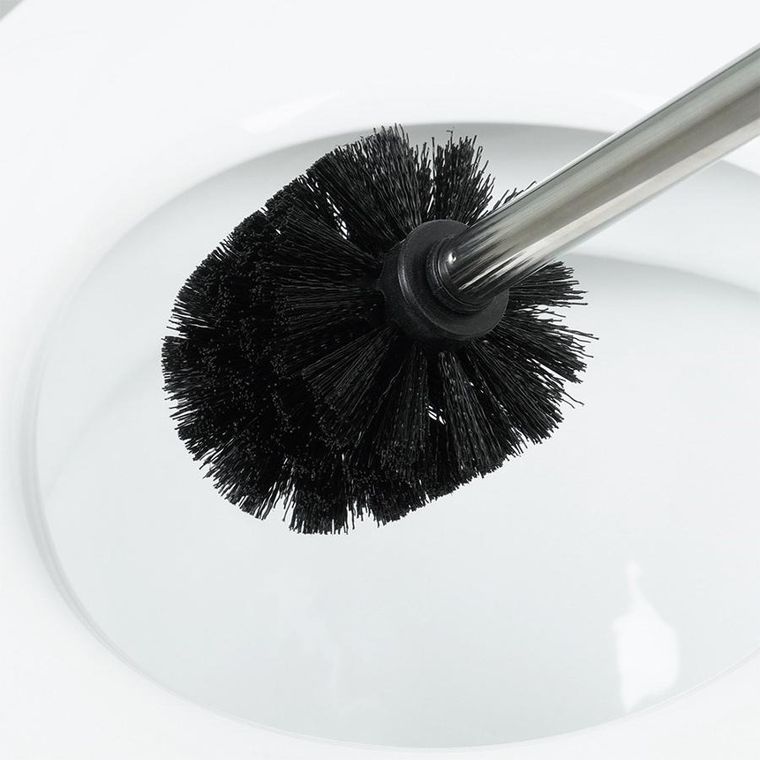 Vilde, szczotka do toalety, zapasowa, czarna, 35 cm
