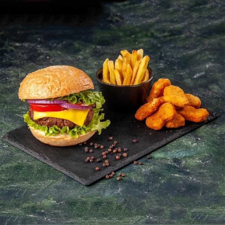 Vilde, Taca do serwowania kamienna łupek prostokątna, 30-20 cm