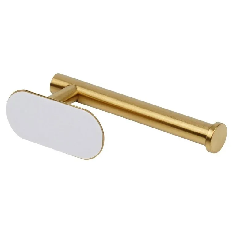 Vilde, uchwyt na papier toaletowy, stalowy, złoty