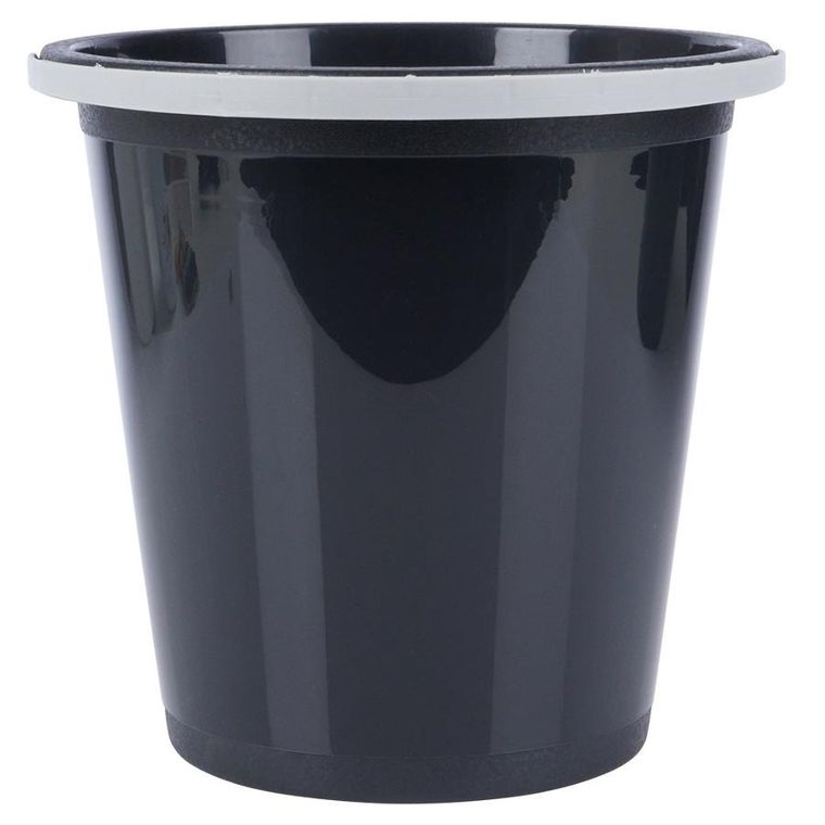 Vilde, wiadro plastikowe, czarne, 5 l