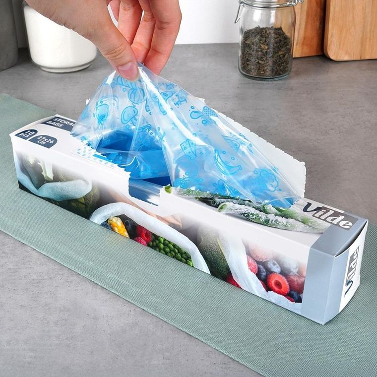 Vilde, woreczki strunowe do żywności, 27-26 cm, 10 szt.