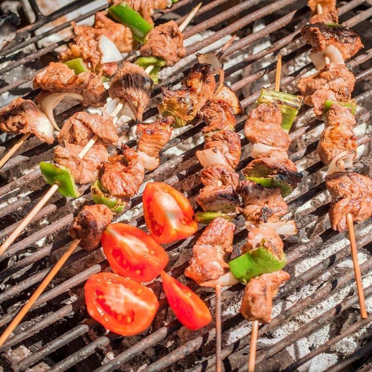 Vilde, wykałaczki drewniane do szaszłyków, 50 szt., 35 cm