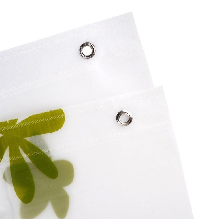 Vilde, zasłona prysznicowa, haczyki, wodoodporna, 180-180 cm