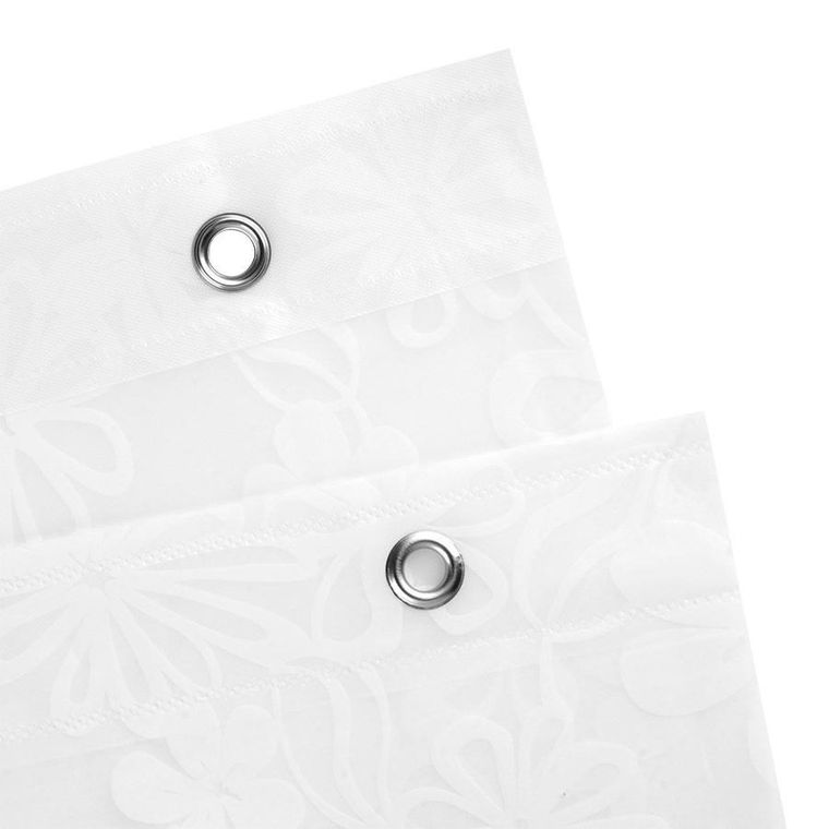 Vilde, zasłona prysznicowa, haczyki, wodoodporna, 180-180 cm