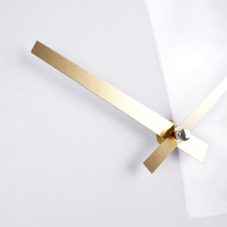 Vilde, zegar ścienny, złoty biały, 30 cm