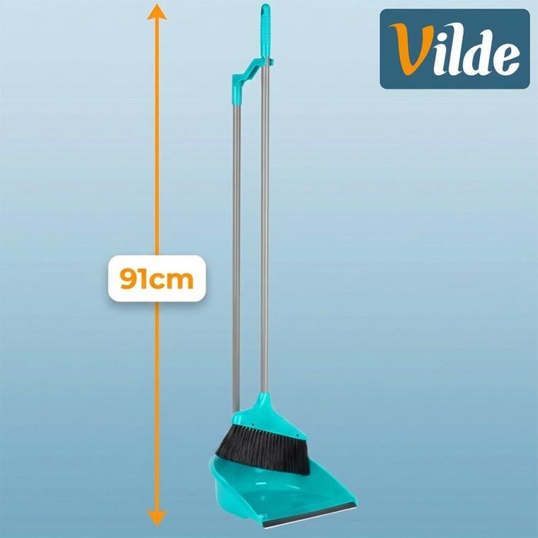 Vilde, zmiotka z szufelką, długa, 95 cm, 2 elementy