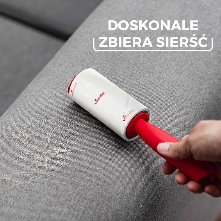 Vileda, rolka do usuwania sierści, włosów i drobinek brUdupet pro