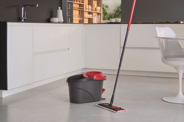 Vileda, Ultramat Turbo, mop płaski, w zestawie z wiadrem, 163425