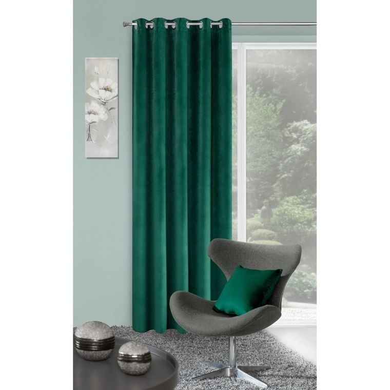 Villa, zasłona zaciemniająca welwetowa na 10 przelotkach, 140-250 cm