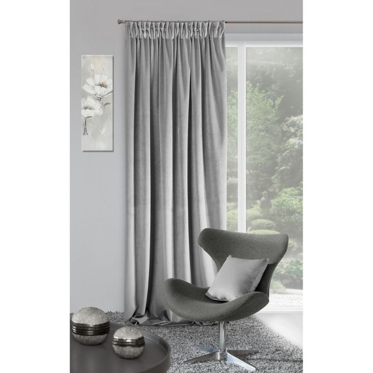 Villa, zasłona zaciemniająca welwetowa, z taśmą tunelową, 140-270 cm