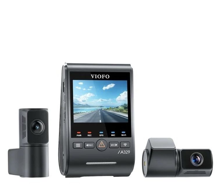Viofo, wideorejestrator, A329T 3CH GPS