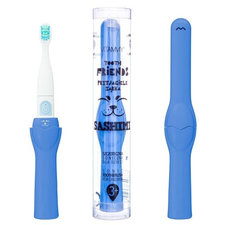 Vitammy, Friends, Sashimi, szczoteczka soniczna, granatowa, 3+