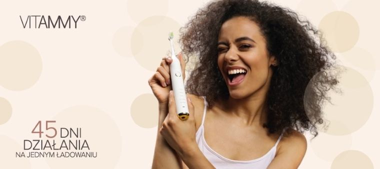 Vitammy, Symphony, szczoteczka soniczna, white