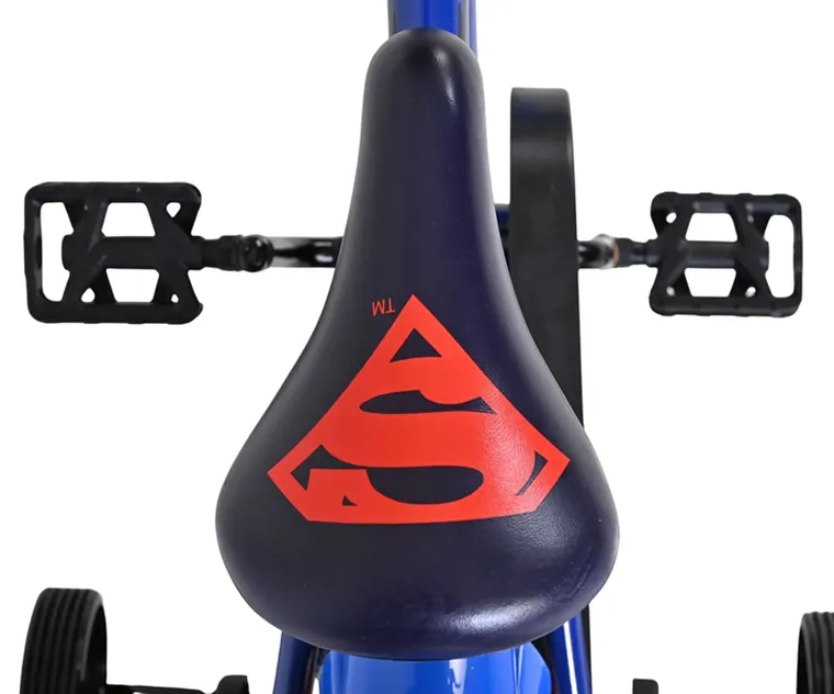 Volare, Superman, rower, niebieski, 12"