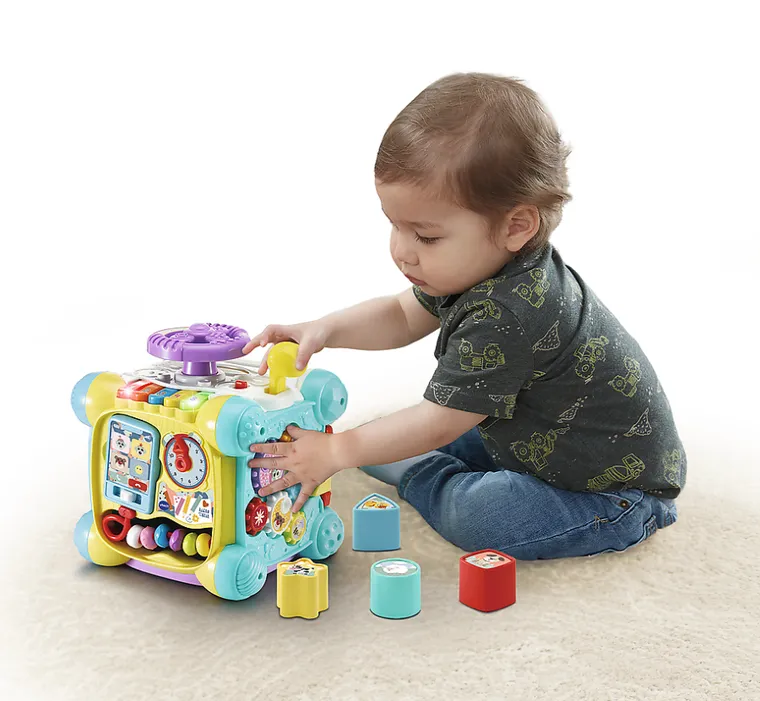 Vtech, Bobaski i Miś, Kostka Małego Rajdowca, zabawka interaktywna