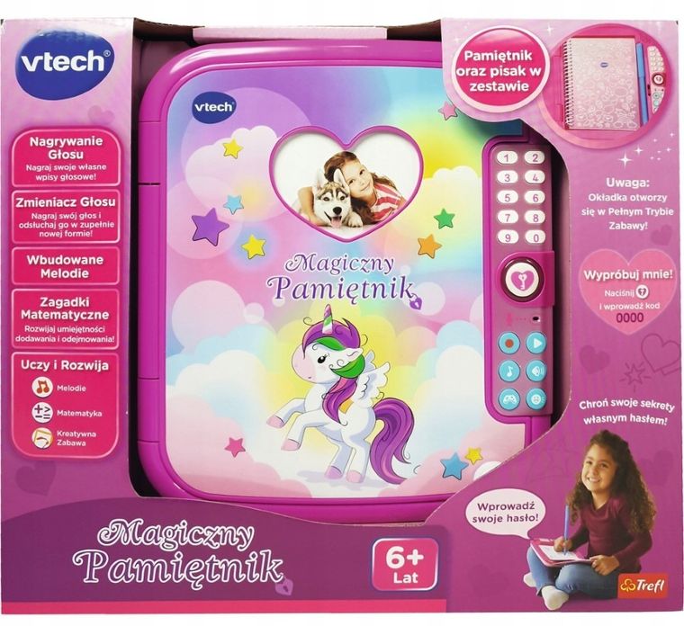Vtech, Magiczny pamiętnik na kod, zabawka interaktywna