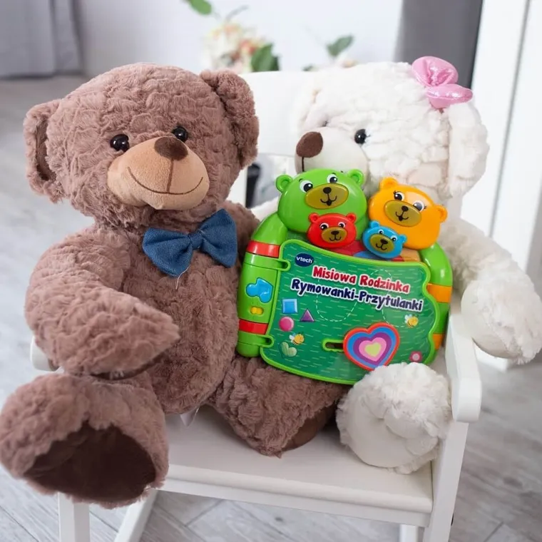 Vtech, Misiowa Rodzinka, Rymowanki-Przytulanki, książeczka interaktywna