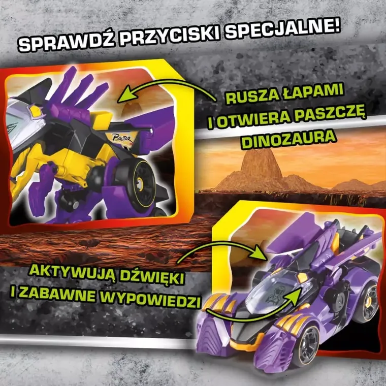 Vtech, Motozaury, Spinozaur Brutor, pojazd transformujący