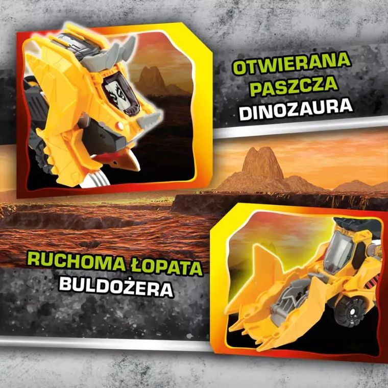 Vtech, Motozaury, Triceratops Molops, pojazd transformujący