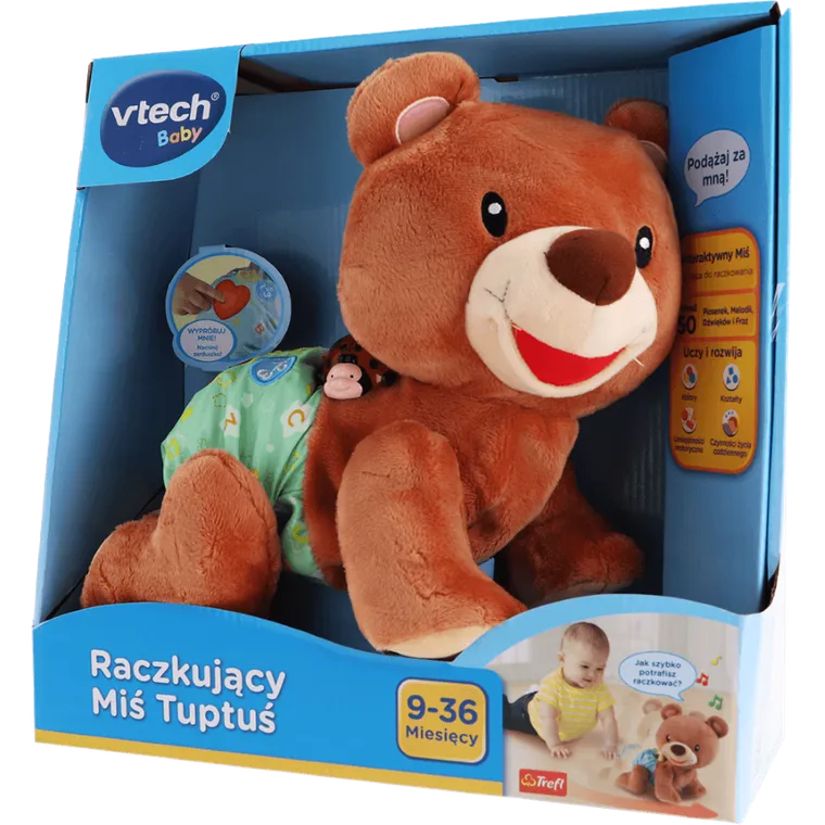 Vtech, Raczkujący Miś Tuptuś, maskotka edukacyjna