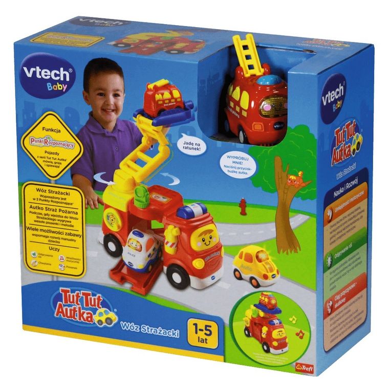 Vtech, Tut Tut Autka, Wóz Strażacki, pojazd interaktywny