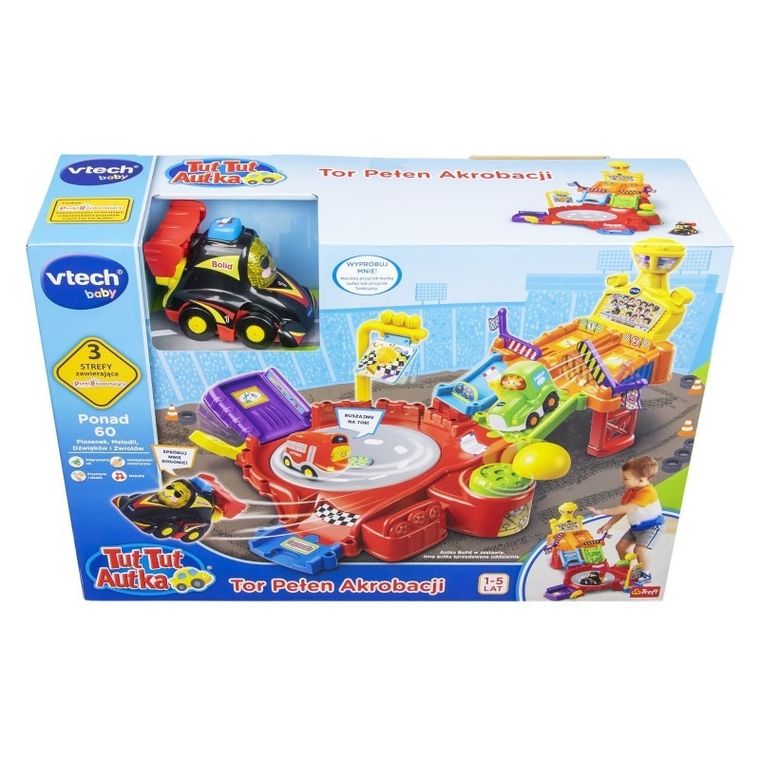 Vtech, Vtech, Tut Tut Autka, Tor Pełen Akrobacji, tor wyścigowy, zestaw z autkiem