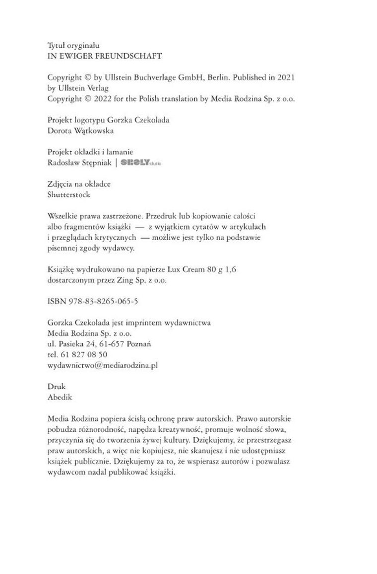 W imię wiecznej przyjaźni