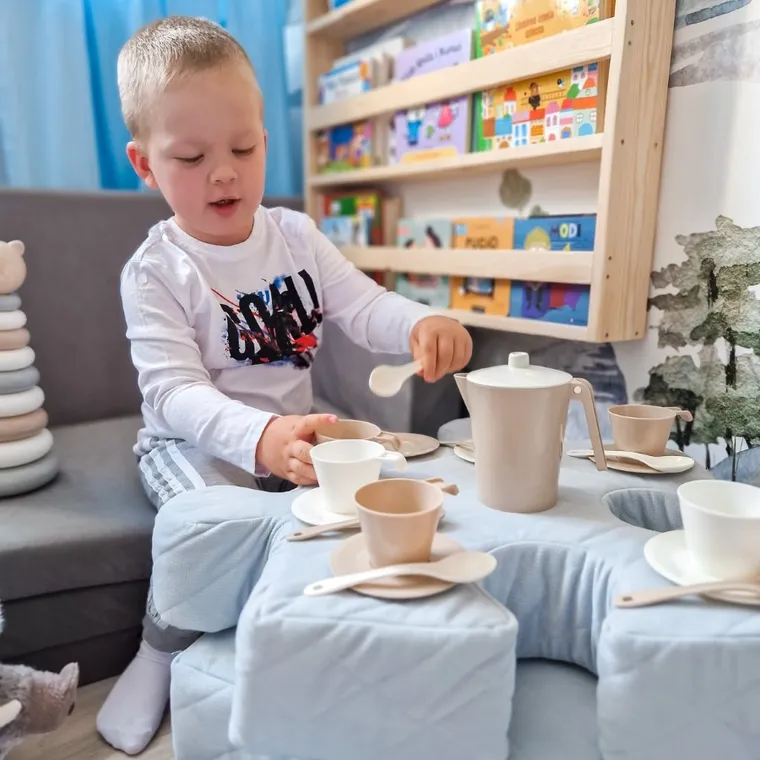 Wader, Biszkoptowa Chmurka, serwis kawowy, 19 elementów