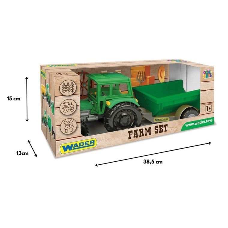 Wader, Farmer, traktor z przyczepą