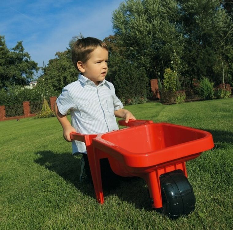 Wader, Gigant, taczka, czerwona