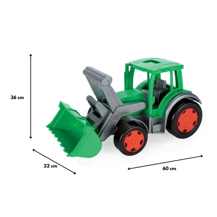 Wader, Gigant, traktor ładowarka, zielony, 60 cm