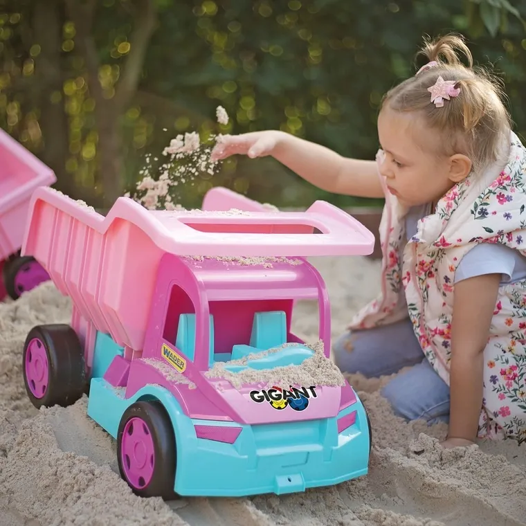 Wader, Gigant, wywrotka, różowa, 55 cm