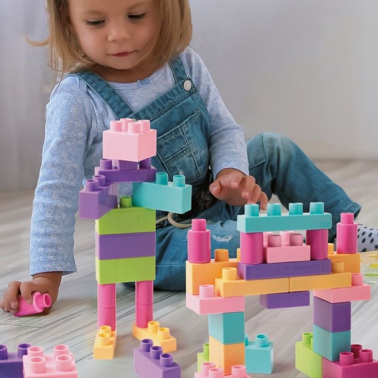 Wader, Kids Blocks, klocki konstrukcyjne, 50 elementów