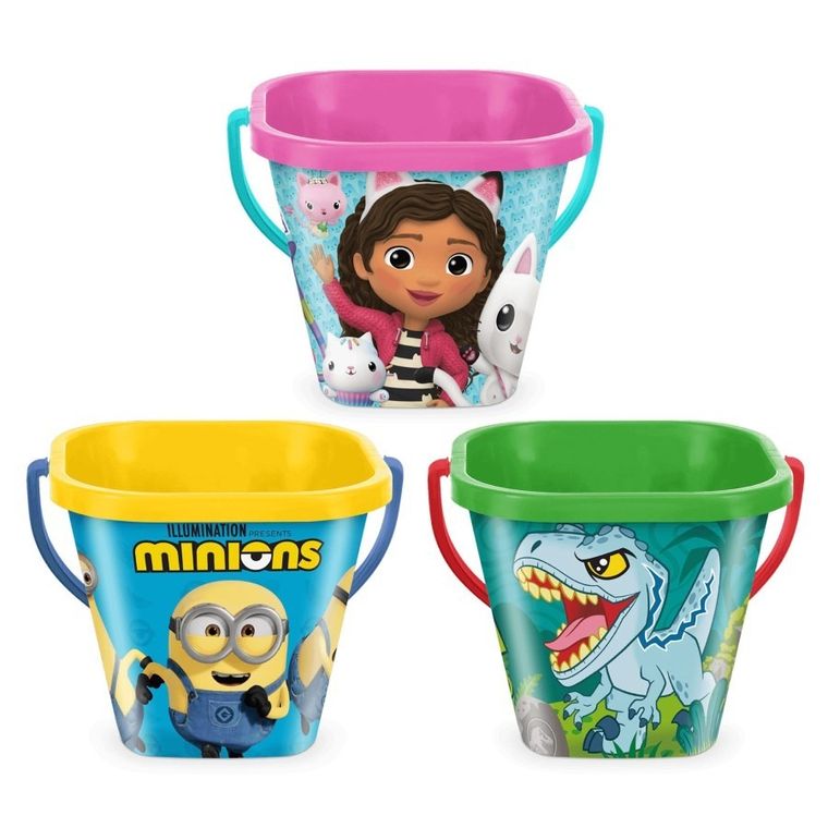 Wader, kwadratowe wiaderko do piasku, 2l, 1 szt.