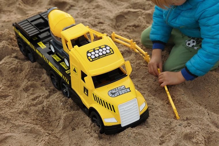 Wader, Magic Truck Technic, ciężarówka laweta z betoniarką