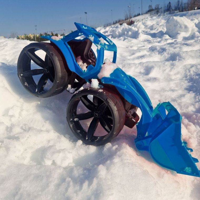 Wader, Maximus, spychacz, granatowy, 68 cm