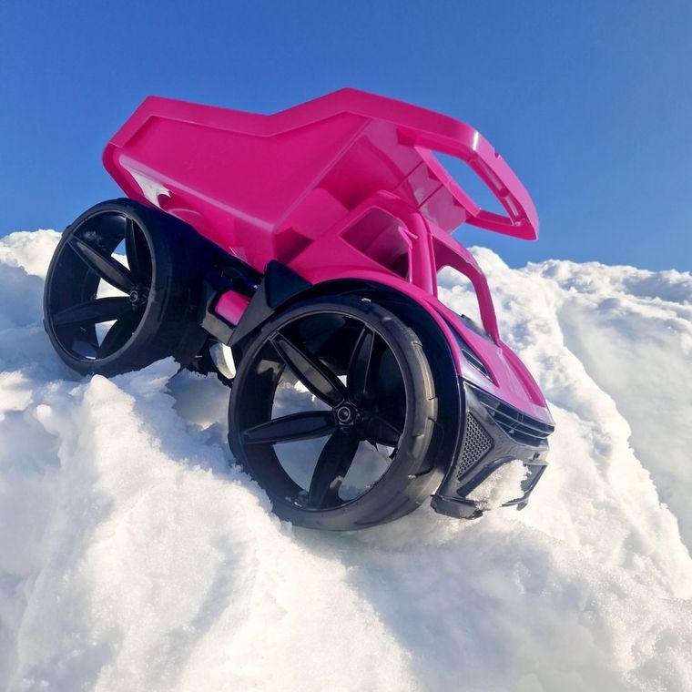 Wader, Maximus, wywrotka, różowa, 59 cm