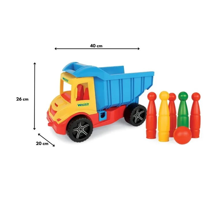 Wader, Multi Truck, wywrotka z kręglami, 38 cm