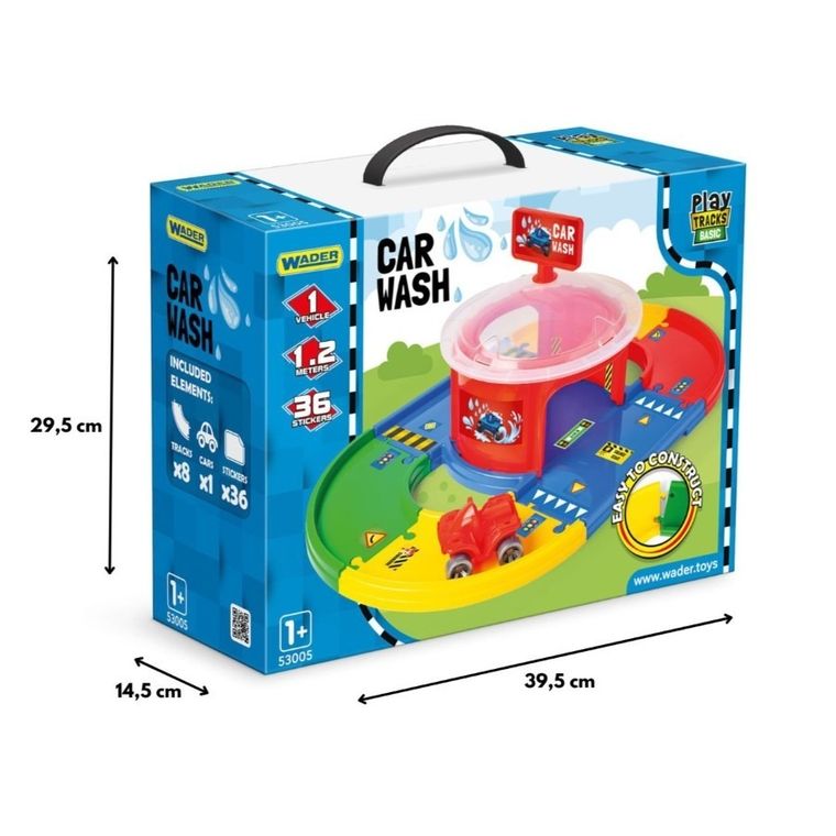 Wader, Play Tracks Basic, Car Wash, tor, 1,2m