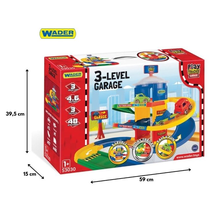 Wader, Play Tracks Garage, garaż trzypoziomowy