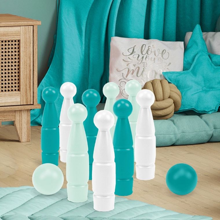 Wader, Szmaragdowa Komnata, zestaw do gry w kręgle, 11 elementów